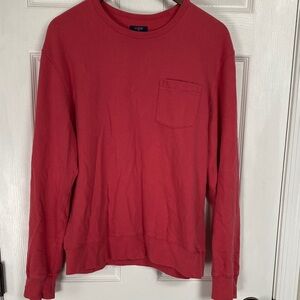 J. Crew Authentic Fleece in Bold Red